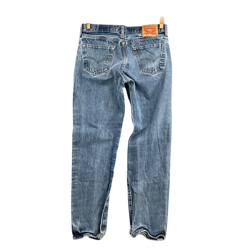 Levi's 501 Original Fit Jeans Mens 34x31.5* Blue Denim Skater Grunge Streetwear